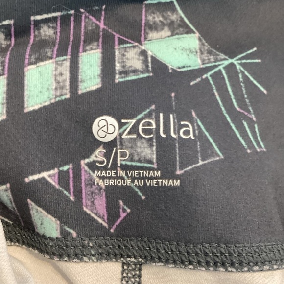 Zella Cut It Out High Waist Leggings Size S Grey Graphite Astral Print - Picture 6 of 6